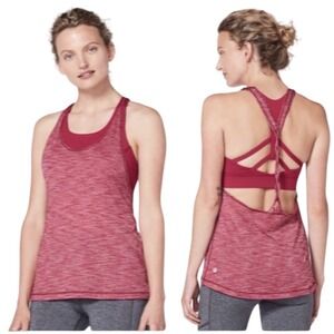 Lululemon Twist and‎ Toil Tank Sz 8 Red